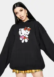 [NGOrder] Hello Kitty Black Logo Hoodie