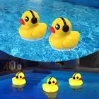 Floating Pool Lights Ducks Solar Powered, Glow in the Dark LED Solar Pool Lights