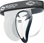 Shock Doctor Jock Strap Supporter with BioFlex Cup Included - Core Protective Sports Athletic Cup - Adult