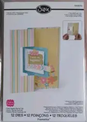 Sizzix Framelits Square Flip-its #2 Card 12 Pc Dies Set By Stephanie Barnard
