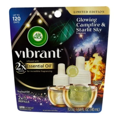 Air Wick Limited Edition Glowing Campfire & Starlit Sky Fragrance 2 Refills