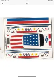 1/64 Scale Model Decal- ALL AMERICAN 1967-9 CAMARO