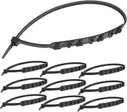 TIDTALEO 10pcs Motorcycle Tire Chains Durable Snow Chains for Electric Bikes Scooters Two Wheeled Three Wheeled Vehicles Enhanced Winter Conditions