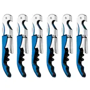 6Pcs 5" Wine Openers Waiter Corkscrew Red Wine Bottle Opener, Blue