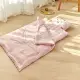 [韓國Hello HiZoo] 手工製莫代爾防蟎抗菌便攜式兒童睡袋(枕頭+睡墊+被子)-粉紅兔