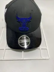 NBA Chicago Bulls 6x Champs New Era 9Fifty Cap Hat EMBROIDERED NEW OSFM Black