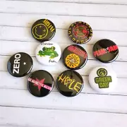 1990s GRUNGE / ALTERNATIVE Bands Badge Set Lot Pins x 9 (25mm) Nirvana Pearl Jam