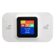 H807Pro 4G Lte WiFi Router with Sim Card Slot 150Mbps Wireless Router Repeater 3650MAh Mobile Route White