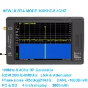 Handheld Spectrum Analyzer 100k-5.3GHz RF Signal Generator with 4inch Display