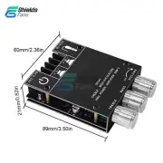 ZK-502MT 50W*2 AUX Bluetooth V5.2 Audio Amplifier Board Module Tone Adjustable