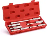 6PCS 3/8" Drive Magnetic Swivel Spark Plug Socket Set Extension Sockets, Include