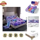 Gymnastics Lovers Full Size Bedding Set - Geometric Checkered Design, 4pcs