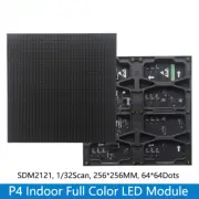 P4 Indoor LED Displays Module 64x64 Pixel LED Screen Panels Matrix 256mm*256mm
