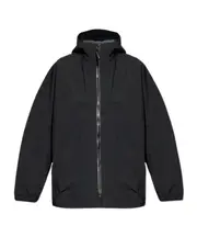 Y-3 Zip-Up Hooded Jacket S,M Black