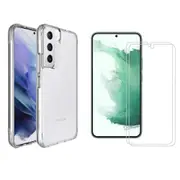 iCoverLover For Samsung Galaxy S22+ Plus Case + 2 Glass Screen Protectors Clear