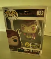 Funko Pop! Scarlet Witch #823 EE Exclusive GITD w/ PROTECTOR