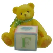 Cherished Teddies Bear With Abc Block