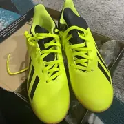 Adidas X Tango 18.4 J Youth Kids Soccer Cleats Size 5 Solar Yellow/Black DB2433
