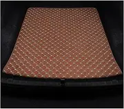 for Lincoln for MKC 2013-2022 for MKT 2008-2013 for MKX 2010-2018 Leather Car Trunk Mat Car Trunk Mats(Brown,Style C)