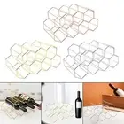 9 Bottle Wine Rack Metal Creative Countertop Liquor Holder for Pantry Wine