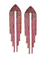 Nadri Starlet Cascading Stone Statement Earrings