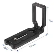 L Bracket Vertical Horizontal Tripod Quick Release Plate for DSLR Camera GoPro