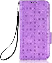 [YBROY] Case for Motorola Edge 30 Neo, Magnetic Flip Leather Premium Wallet Phone Case, with Card Slot and Folding Stand, Case Cover for Motorola Edge 30 Neo.(Purple)