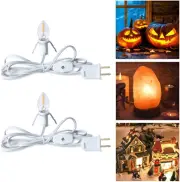 Accessory Cord with One LED Light Bulb - 6Ft Cord with On/Off Switch for Night L
