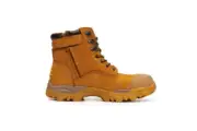 Munka Mens Craze Zip High Cut Safety Work Boot FU1948CT - Wheat