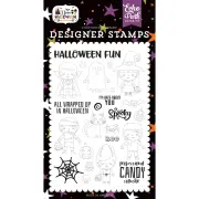 Echo Park Stamps - Too Cute To Spook, I Love Halloween - 4in x 6in*