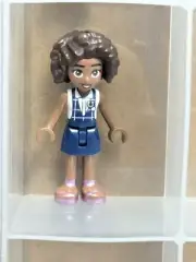 LEGO Minifigure - Friends Aliya - Dark Blue Gym Slip Top - No frnd612 - QTY 1