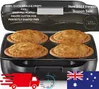 Sunbeam PM4800 Pie Maker Magic Traditional 4 Up Deep Non-Stick Plates Sized Pies