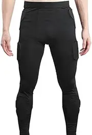 [Keenso] EVA Anti-Collision Cotton Non-Slip Trousers Sports Long Trousers Protection Anti-Collision Fitness Sports Goalkeeper Sports Trousers