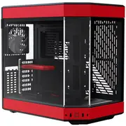 Hyte Y60 Tempered Glass Mid Tower Case Red/Black