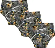 Little Boys Toilet Training Pants Absorb Water Overnight Training Pants Short Underwear for Infant 3T Truck Car