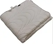 Nishikawa Living 24+ Beauty Star Wool Blanket, 74.8 x 82.7 inches (190 x 210 cm), Double TFP-28, Ivory 1332-61636
