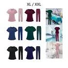 Women Nurse Uniform Scrubs Top and Pants Nursing Uniforms for SPA Workwear