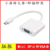 在飛比找樂天市場購物網優惠-mini dp轉vga傳輸轉換器適用于蘋果mac手提電腦連接