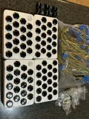 12v Black Metal Push Button Switch - Latching And Momentary Bulk Buy - 84 Pieces