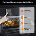 Digital Meat Thermometer Food Barbecue Thermometer BBQ Grill Smoker Thermo 2 AU