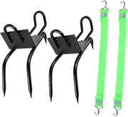 Gatuida Pole Climbing Spikes Shoes Carbon Steel Tree Climbing Tool Non-Slip Spikes