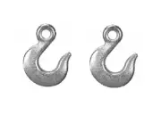 Pack of 2 - 1/4" Chain Slip Hook Grade 30 w/ 1,250 LB Load Limit 07406