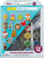 CousinDIY Suncatcher Kit-Woodland, Makes 12 (Pack of 4)