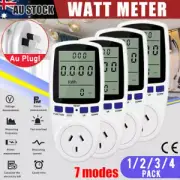 240V Power Energy Consumption Watt Meter Electricity Usage Monitor Equipment AU