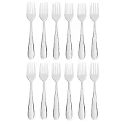 NEW STANLEY ROGERS ALBANY FRUIT FORKS Stainless Steel Set 12 PIECES