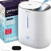 Ultrasonic Cool Mist Humidifier 4 Large Room & Essential Oil Diffuser, 4L White