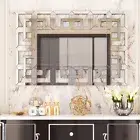 Art Decorative Wall Mirrors Large Rectangle Venetian Accent Mirror f/ Hotel Home