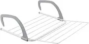Radiator Clothes Airer Rack, Balcony Laundry Airer, 5 Bar Clothes Rack Indoor with Adjustable Arms, Radiators Hanger for Indoor Air Drying and Hanging, Towels, Coat, Lingerie