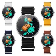 Outer Space Astronaut Turtles Wristwatch Men Women Nylon Watch Birthday Gift