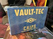 Fallout 4 76 New Vegas Vault Tec Chips Poker Set Playing Card Deck Set /w Case